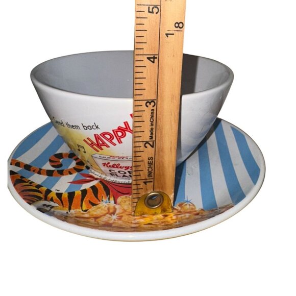 Kelloggs Frosted Flakes Ceramic Plate,Bowl & Mug Set Featuring Tony The Tiger - Picture 12 of 12